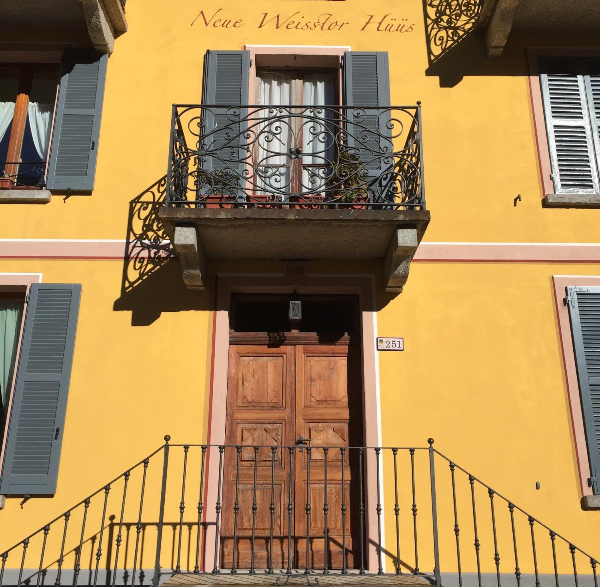 Appartamento Casa Weisstor Con Patio, Giardino E Orti Vista Monte Rosa Macugnaga Exterior foto
